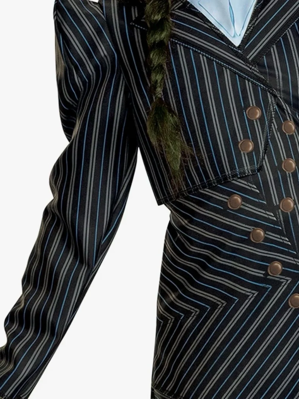 NEW Wicked Elphaba Shiz University Pinstripe Girls Halloween Costume